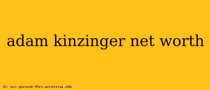 adam kinzinger net worth
