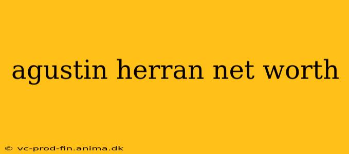 agustin herran net worth