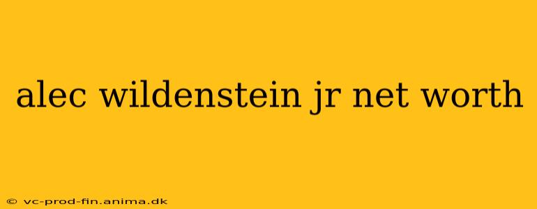 alec wildenstein jr net worth