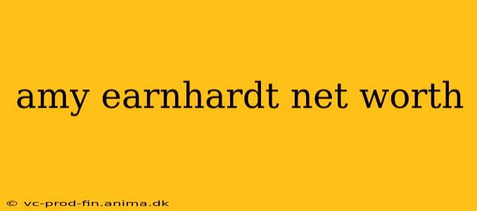 amy earnhardt net worth