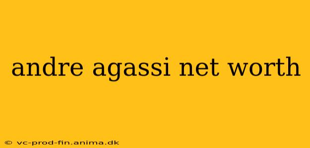 andre agassi net worth