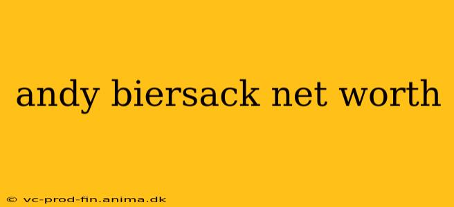 andy biersack net worth