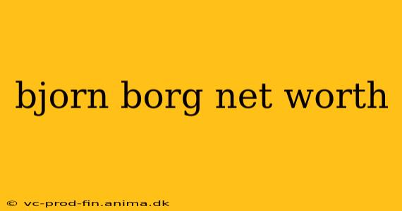 bjorn borg net worth
