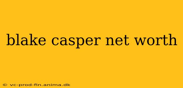 blake casper net worth