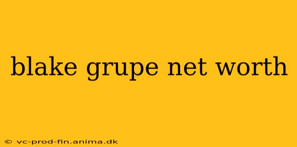 blake grupe net worth