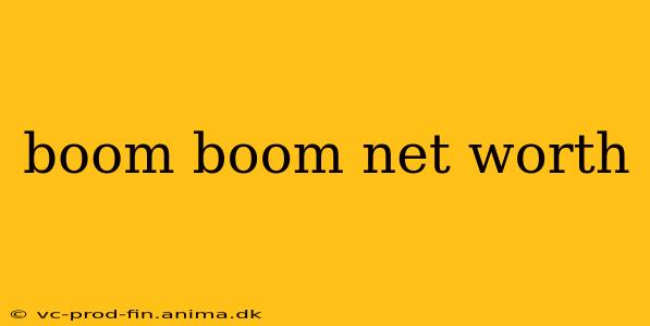 boom boom net worth