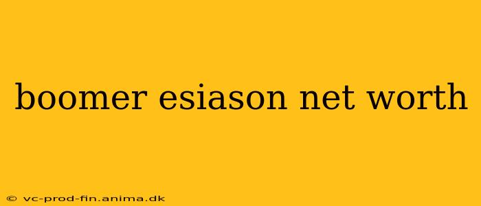 boomer esiason net worth