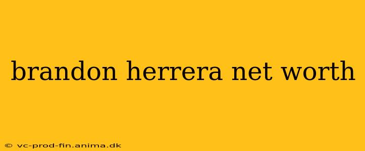 brandon herrera net worth