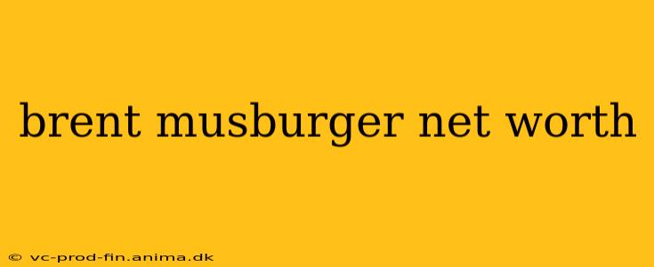 brent musburger net worth
