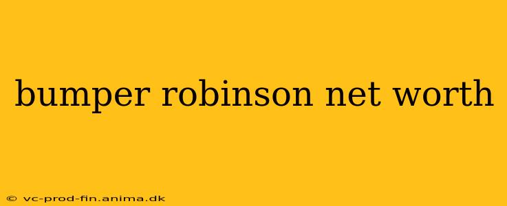bumper robinson net worth