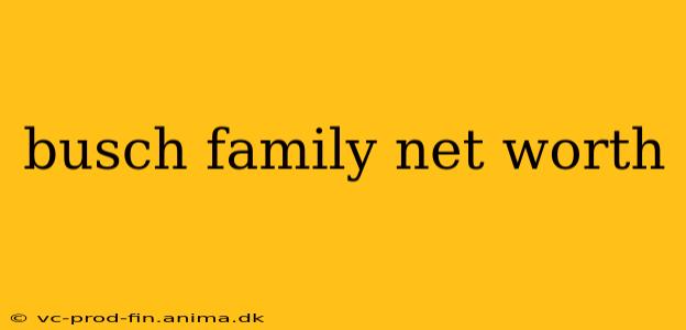 busch family net worth
