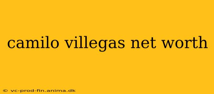 camilo villegas net worth