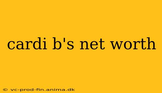 cardi b's net worth