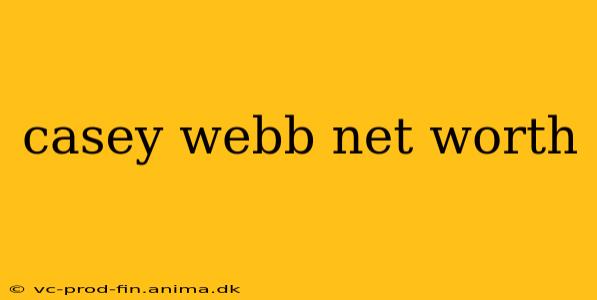 casey webb net worth