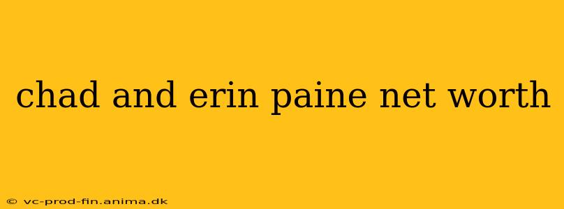 chad and erin paine net worth