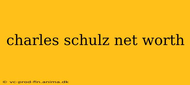 charles schulz net worth