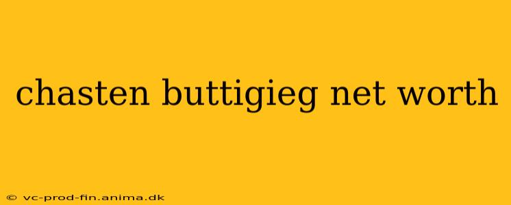 chasten buttigieg net worth