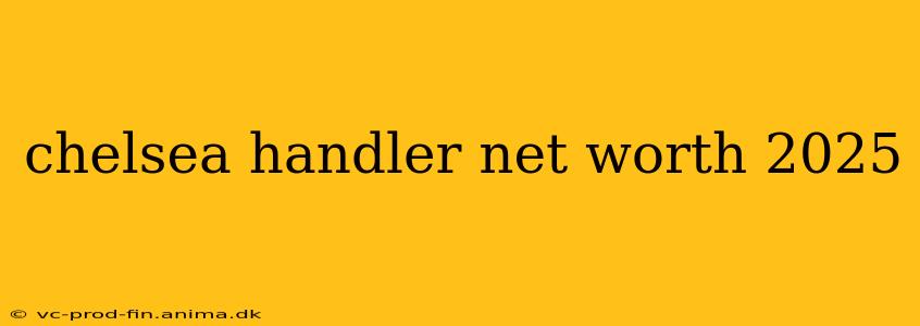 chelsea handler net worth 2025