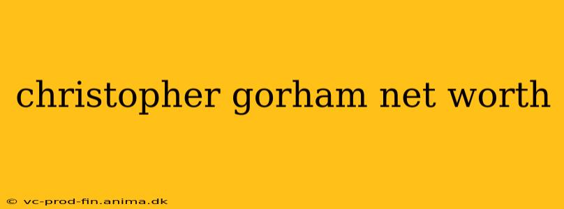christopher gorham net worth