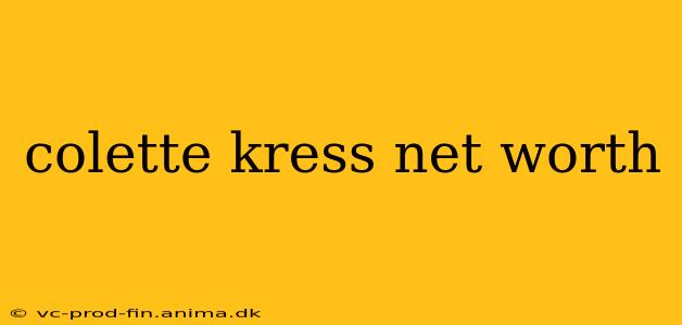 colette kress net worth