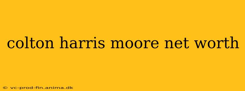 colton harris moore net worth