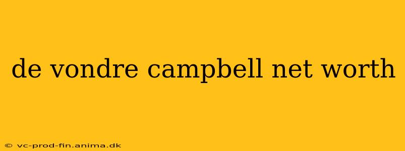 de vondre campbell net worth