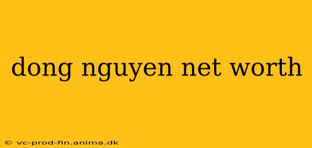 dong nguyen net worth