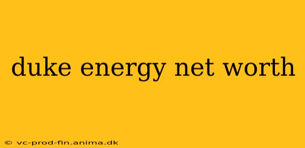 duke energy net worth