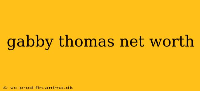 gabby thomas net worth