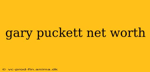 gary puckett net worth