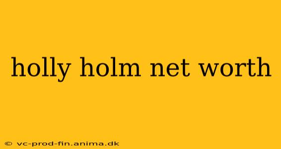 holly holm net worth