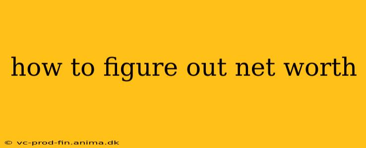 how to figure out net worth
