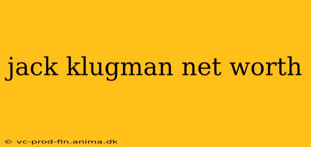jack klugman net worth
