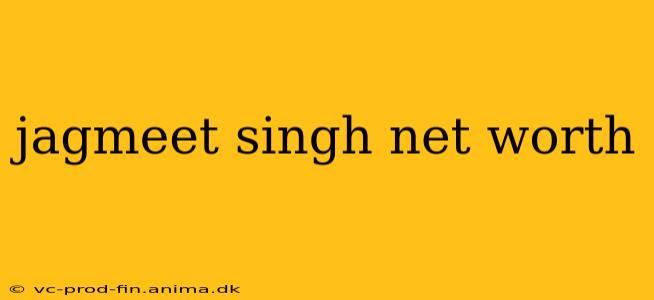 jagmeet singh net worth