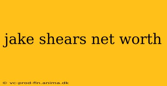 jake shears net worth