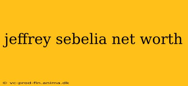 jeffrey sebelia net worth