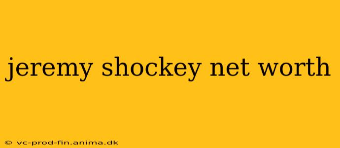 jeremy shockey net worth
