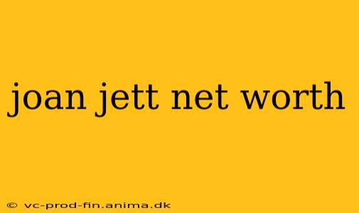 joan jett net worth