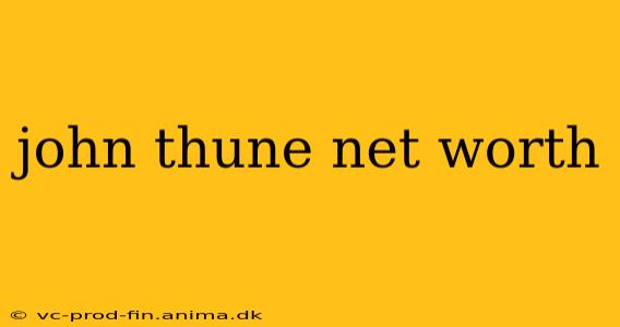 john thune net worth