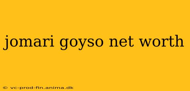 jomari goyso net worth