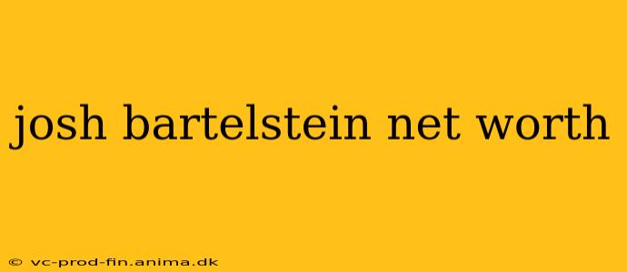 josh bartelstein net worth