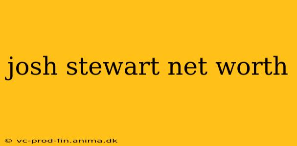 josh stewart net worth