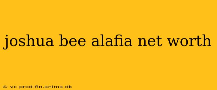 joshua bee alafia net worth