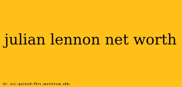 julian lennon net worth