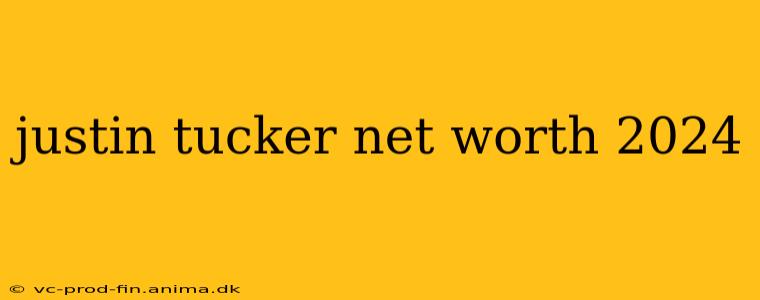 justin tucker net worth 2024