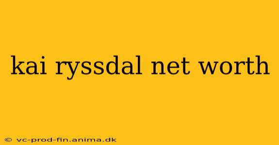 kai ryssdal net worth