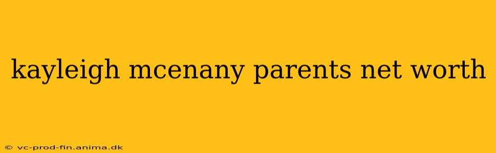 kayleigh mcenany parents net worth