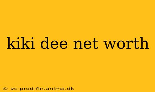 kiki dee net worth