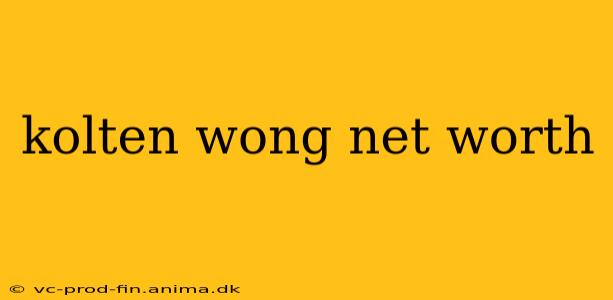 kolten wong net worth