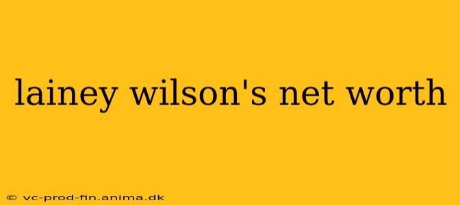 lainey wilson's net worth